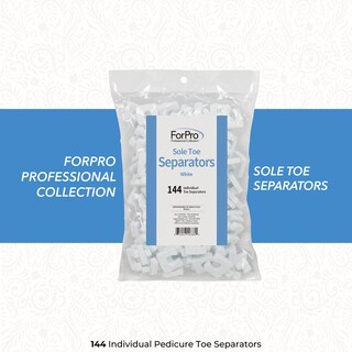 Foto 3 | Foto 3 | Separadores De Dedos Forpro Sole White 144 Unidades Espuma De Pedicura - Venta Internacional.