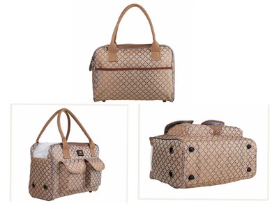 Foto 2 | Foto 2 | Bolsa De Transporte Para Mascotas Hubulk Para Perros Y Gatos Con Cuenco (m Khaki) - Venta Internacional.