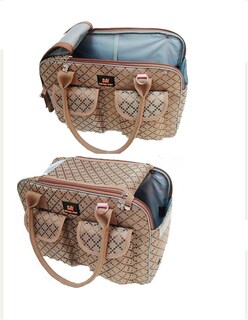 Foto 6 | Foto 6 | Bolsa De Transporte Para Mascotas Hubulk Para Perros Y Gatos Con Cuenco (m Khaki) - Venta Internacional.