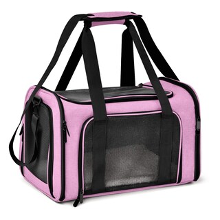 Foto 1 | Foto 1 | Transportín Para Mascotas Henkelion Tamaño Grande Para Gatos Y Perros De Hasta 11 Kg Color Rosa - Venta Internacional.