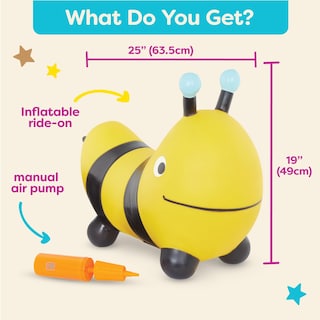 Foto 5 | Foto 5 | Juguete Hinchable Ride-on Bee Bouncer Para Niños Pequeños B. Play - Venta Internacional.