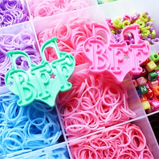 Foto 5 | Foto 5 | Set De Manualidades Rainbow Loom Bff Mega Button Con Bff Loom Para Más De 7 Años - Venta Internacional.