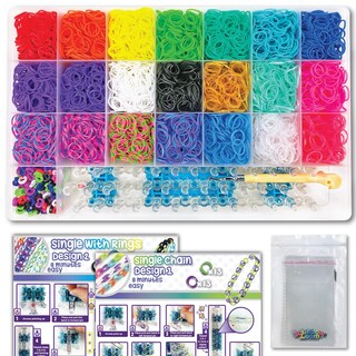 Foto 4 | Foto 4 | Set Combinado Rainbow Loom Mega Con Más De 7000 Gomas Elásticas Para Niños A Partir De 7 Años - Venta Internacional.
