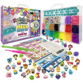 Foto 1 | Foto 1 | Mega Set Combinado Toy Rainbow Loom Loomi-pals Que Brillan En La Oscuridad - Venta Internacional.