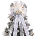 Decoración Para Árbol De Navidad Zeyune 30 X 113 Cm Con Luces Led Color Plateado - Venta Internacional.