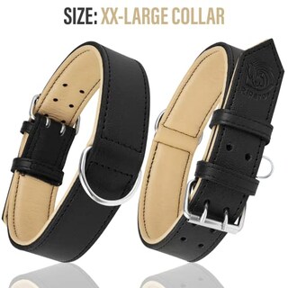 Foto 3 | Foto 3 | Collar Para Perro Riparo De Piel Auténtica Acolchado Heavy Duty K-9 Xl - Venta Internacional.