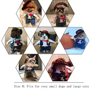 Foto 7 | Foto 7 | Disfraz De Vaquero Nacoco Para Perro Y Gato En Halloween Talla M - Venta Internacional.