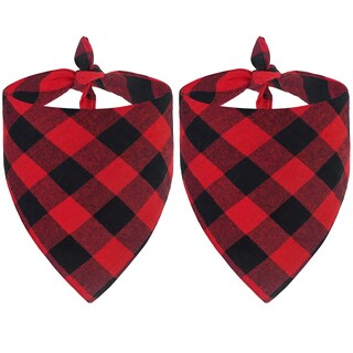 Foto 1 | Foto 1 | Bandanas Para Perros Malier Christmas Classic Buffalo Red Plaid - Venta Internacional.