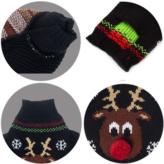 Foto 6 | Foto 6 | Jersey Para Perros Bobibi Prendas De Punto Navideñas Con Renos Para Invierno - Venta Internacional.