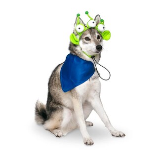 Foto 6 | Foto 6 | Disfraz De Diadema Para Perro Midlee Alien Con 3 Ojos Color Verde Lima - Venta Internacional.
