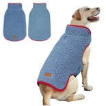 Chaqueta De Invierno Reversible Dog Coat Cyeollo Para Perros Medianos Color Azul - Venta Internacional.