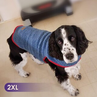 Foto 4 | Foto 4 | Chaqueta De Invierno Reversible Dog Coat Cyeollo Para Perros Medianos Color Azul - Venta Internacional.