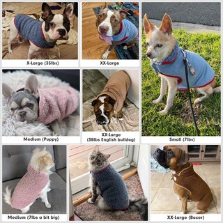 Foto 6 | Foto 6 | Chaleco Polar Reversible Para Perro Cyeollo Sherpa Chaqueta De Invierno - Venta Internacional.