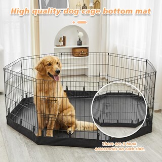 Foto 4 | Foto 4 | Almohadilla Inferior Playpen Pjyucien Dog Para 24 Pulgadas Y 8 Paneles - Venta Internacional.