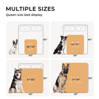 Foto 6 | Foto 6 | Manta Impermeable Para Mascotas Luciphia Negra Para Sofá Cama - Venta Internacional.