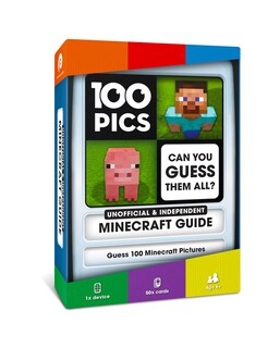 Foto 1 | Foto 1 | Guía No Oficial De Minecraft De Flash Cards 100 Pics Con Funda - Venta Internacional.