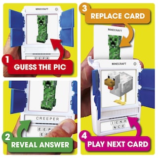 Foto 6 | Foto 6 | Guía No Oficial De Minecraft De Flash Cards 100 Pics Con Funda - Venta Internacional.