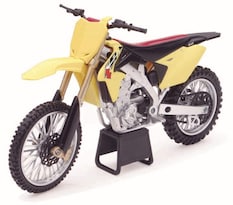 Motocicleta Ne-ray Suzuki Rm-z450 2014 Escala 1/12 Amarilla - Venta Internacional.