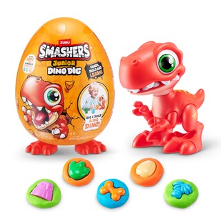 Foto 1 | Foto 1 | Juguete Dino Dig Zuru Smashers Junior Raptor Con Más De 12 Sorpresas Y Más De 3 - Venta Internacional.