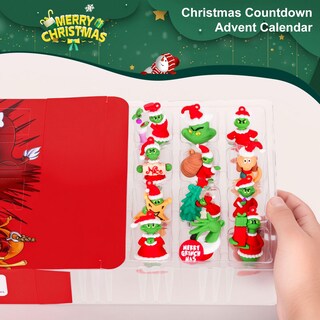 Foto 2 | Foto 2 | Calendario De Adviento Navideño Slirycnie 2024 Con 24 Figuras De Muñecas - Venta Internacional.