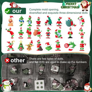 Foto 3 | Foto 3 | Calendario De Adviento Navideño Slirycnie 2024 Con 24 Figuras De Muñecas - Venta Internacional.