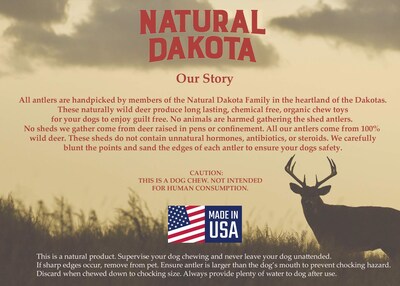 Foto 5 | Foto 5 | Juguetes Masticables Deer Antler Natural Dakota Premium (tamaño Mediano) - Venta Internacional.