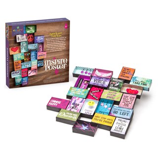 Foto 6 | Foto 6 | Kit De Pósteres Craft-tastic Inspire Diseña Un Póster Único - Venta Internacional.