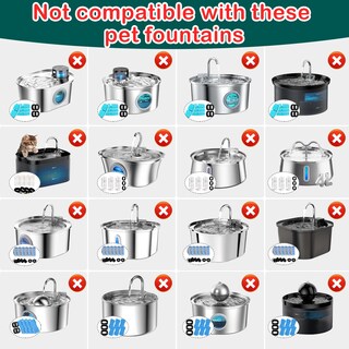 Foto 3 | Foto 3 | Paquete De 8 Filtros Para Fuentes De Agua Cat Kanchou Para Fuente De 2 Litros - Venta Internacional.