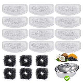 Foto 1 | Foto 1 | Filtros De Repuesto Para Fuente Automática Para Mascotas Zekiry D30 De 2 Litros - Venta Internacional.
