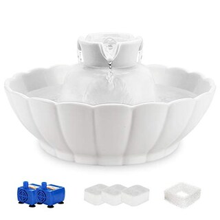 Foto 1 | Foto 1 | Bebedero Para Mascotas Ipettie Tritone Ceramic 2.1 L Con Filtro - Venta Internacional.