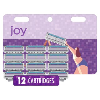 Foto 1 | Foto 1 | Recambios De Cuchillas De Afeitar Joy Joy Para Mujer 12 Unidades Color Morado - Venta Internacional.
