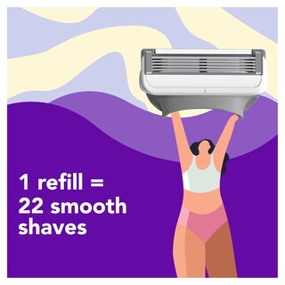 Foto 4 | Foto 4 | Recambios De Cuchillas De Afeitar Joy Joy Para Mujer 12 Unidades Color Morado - Venta Internacional.