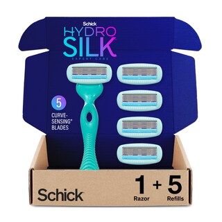 Foto 1 | Foto 1 | Razor Schick Hydro Silk Sensitive Para Mujer Con Recambios De 5 Cuchillas - Venta Internacional.