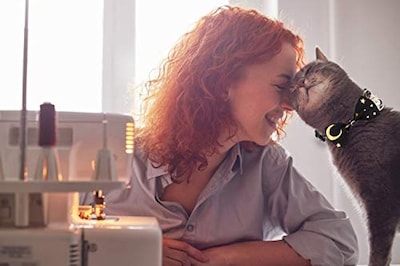 Foto 2 | Foto 2 | Estapiata Con Cuello De Gato Diseño De Luna Y Corbata De Moño - Venta Internacional.
