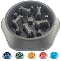 Cuenco Para Perros Slow Feeder Caishow  Antitragos  Para Perros Pequeños Y Medianos - Venta Internacional.