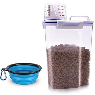 Foto 1 | Foto 1 | Recipiente De Almacenamiento De Alimentos Tiovery Para Perros Y Gatos 3 L/3.5 Libras - Venta Internacional.