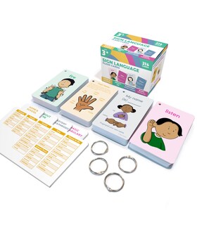 Foto 1 | Foto 1 | Tarjetas Didácticas Carson Dellosa 216 En Lenguaje De Señas Para Niños Pequeños De 3 Años O Más - Venta Internacional.