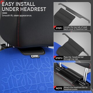 Foto 4 | Foto 4 | Juego De Fundas De Asiento Caap Driven Protex Series Para Primera Fila Color Azul - Venta Internacional.