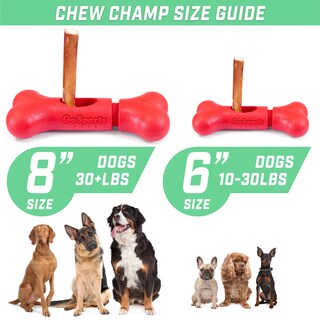 Foto 6 | Foto 6 | Soporte Bully Stick Gosports Chew Champ Para Perros De 6 U 8 Pulgadas - Venta Internacional.
