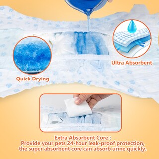 Foto 4 | Foto 4 | Pañales Desechables Para Perros Pet Soft Para Mujeres En Celo Xxs  12 Unidades - Venta Internacional.