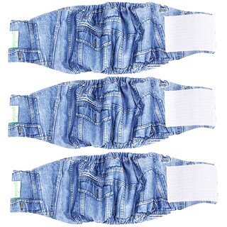 Foto 1 | Foto 1 | Pañales Para Perros Wegreeco Jeans Lavables Para Hombre (paquete De 3) - Venta Internacional.