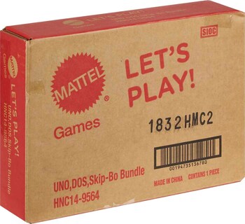Foto 6 | Foto 6 | Set De Juego Mattel Games Uno Skip-bo Y Dos Con Caja De Almacenamiento - Venta Internacional.