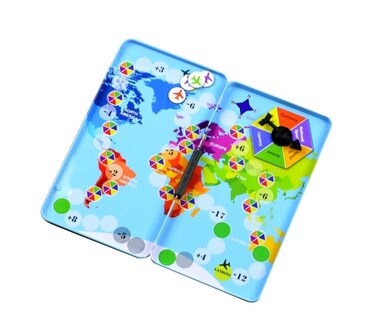 Foto 2 | Foto 2 | Caja De Juegos Magnética The Purple Cow Jet Setter Para Niños Y Adultos - Venta Internacional.