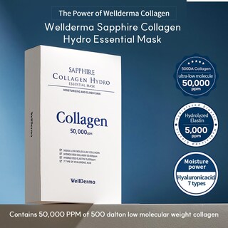 Foto 2 | Foto 2 | Máscara Wellderma Sapphire Colágeno Hydro Essential X10 - Venta Internacional.