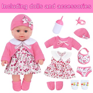 Foto 2 | Foto 2 | Set De Juego Baby Doll Zntwei De 30 Cm Con Ropa Y Acceso Para Muñecas Reborn. - Venta Internacional.