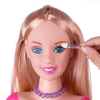 Foto 2 | Foto 2 | Cabeza De Muñeca Konhaof Para Peinado Y Maquillaje Con Accesorios - Venta Internacional.