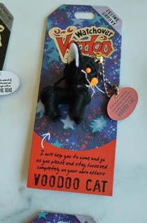 Foto 5 | Foto 5 | Llavero Watchover Voodoo Voodoo Cat De 7 62 Cm Hecho A Mano - Venta Internacional.