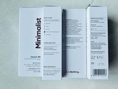 Foto 6 | Foto 6 | Crema Hidratante Minimalista Con 10% De Vitamina B5 Para Rostro Y Piel Grasa 50 Ml - Venta Internacional.