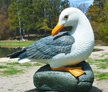 Foto 2 | Foto 2 | Figura De Gaviota Coolboy Real Para Decoración De Jardín - Venta Internacional.
