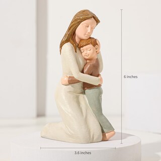 Foto 6 | Foto 6 | Figura De Madre E Hijo De Hensonever Esculpida Y Pintada A Mano - Venta Internacional.